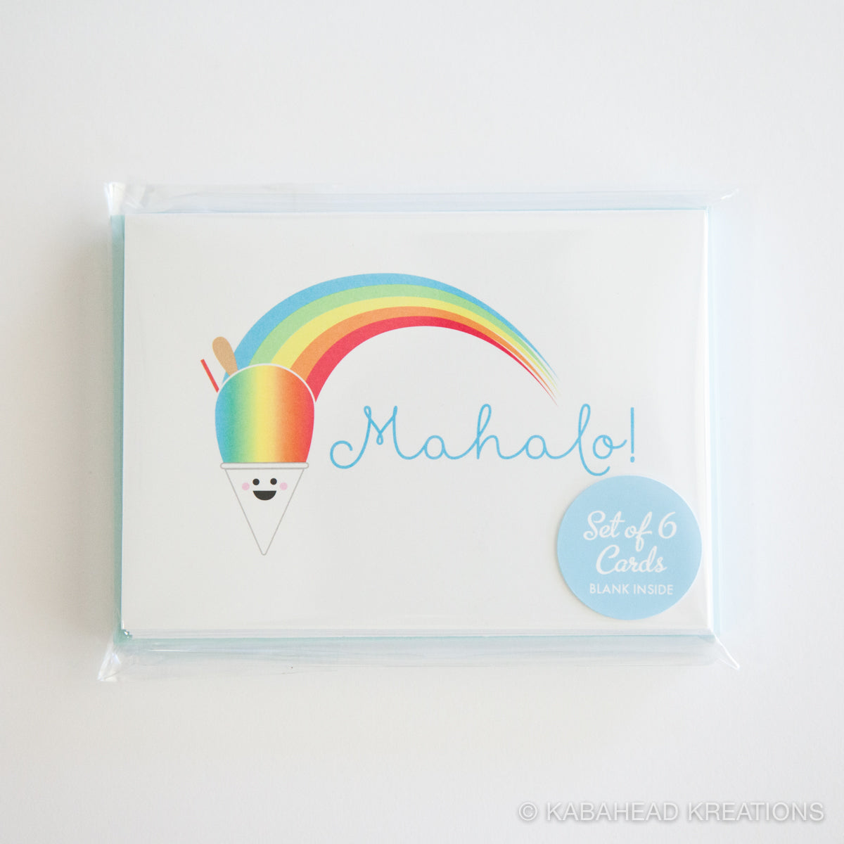Mahalo Shave Ice Note Cards Kabahead Kreations
