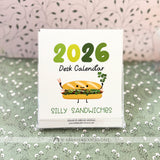 2026 Desk Calendar "Silly Sandwiches"
