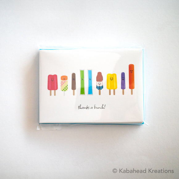 Popsicle Note Cards