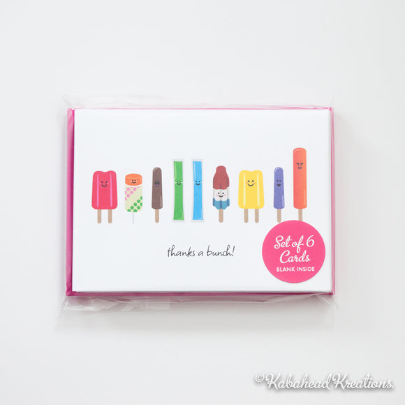 Popsicle Note Cards