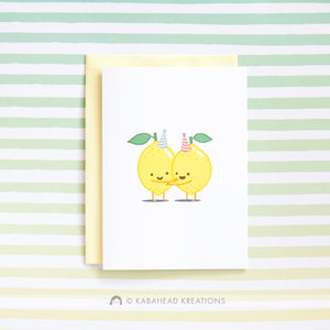 Lemon Squeeze Birthday Card